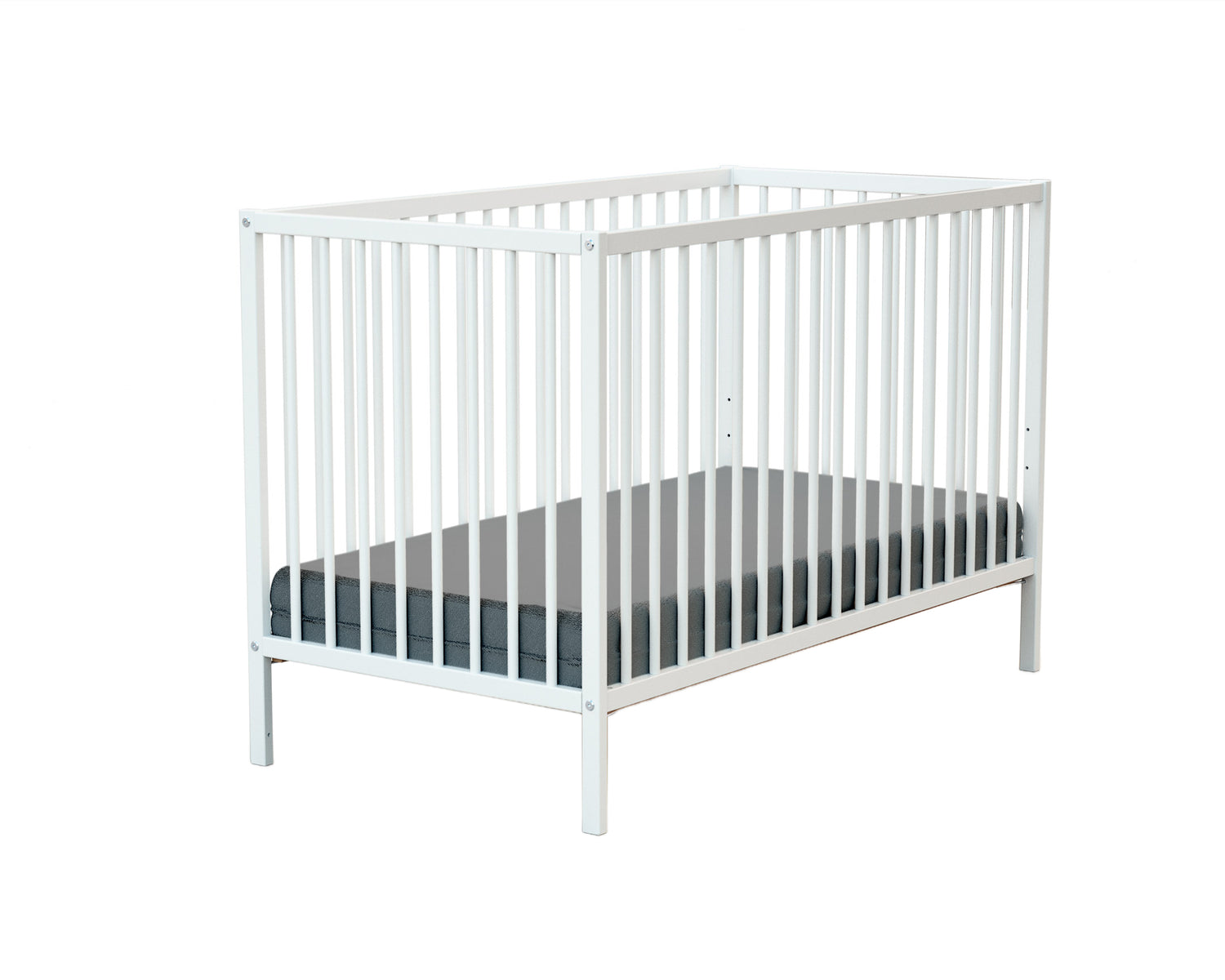 WEBABY Lit bébé 60 x 120 cm (matelas inclus)