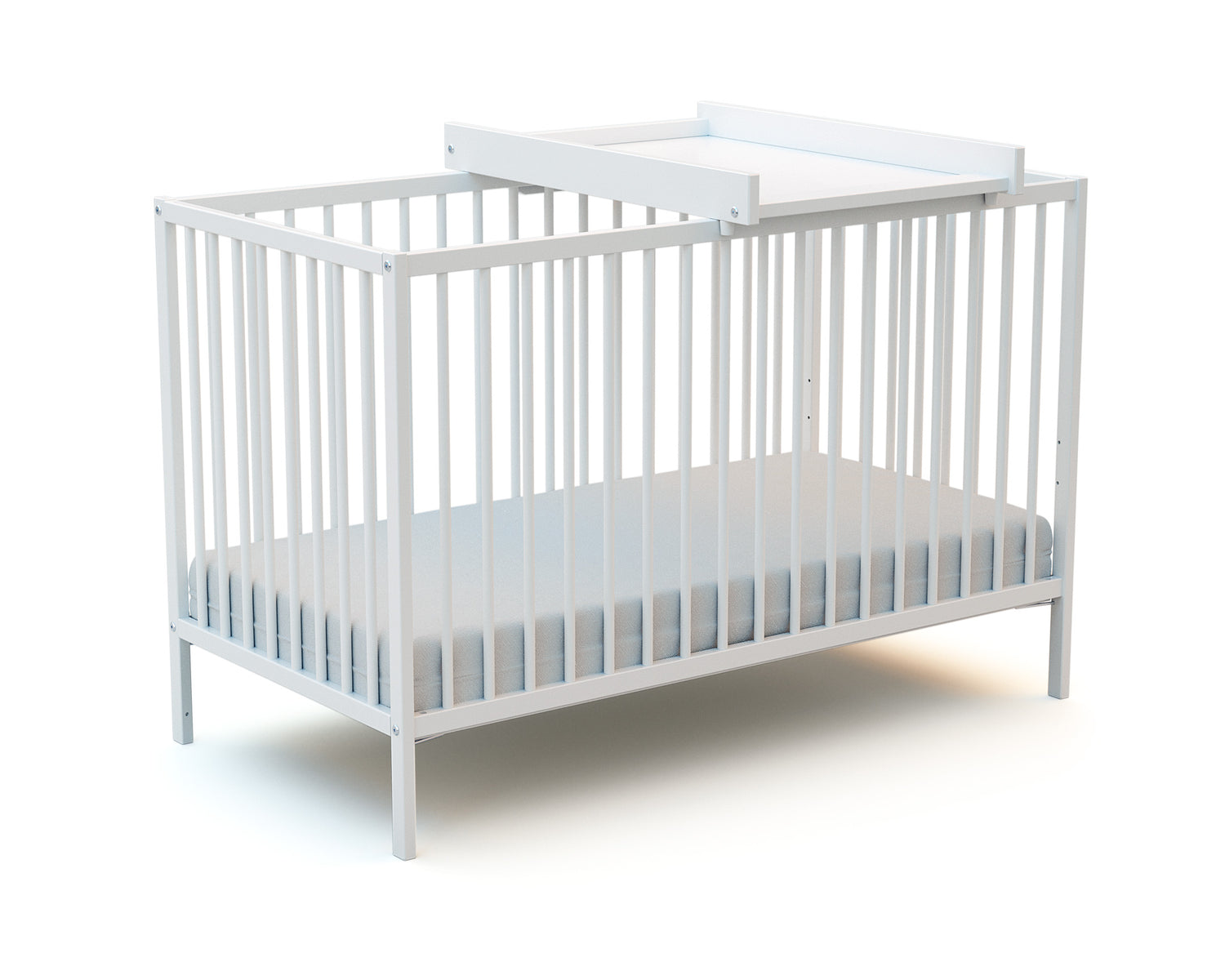 Plan à langer amovible pour lit bébé  (matelas non inclus)