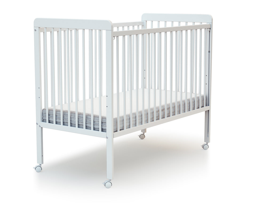 ESSENTIEL Lit bébé coulissant en bois 60x120 cm (matelas inclus)