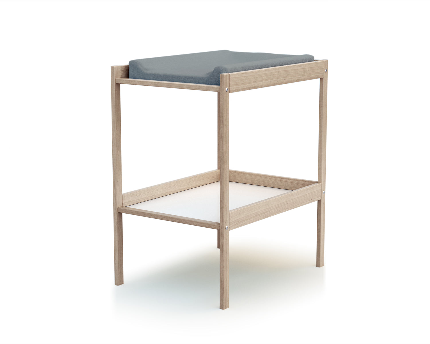 WEBABY -  Table à langer 1 étagère en bois Hêtre Brut