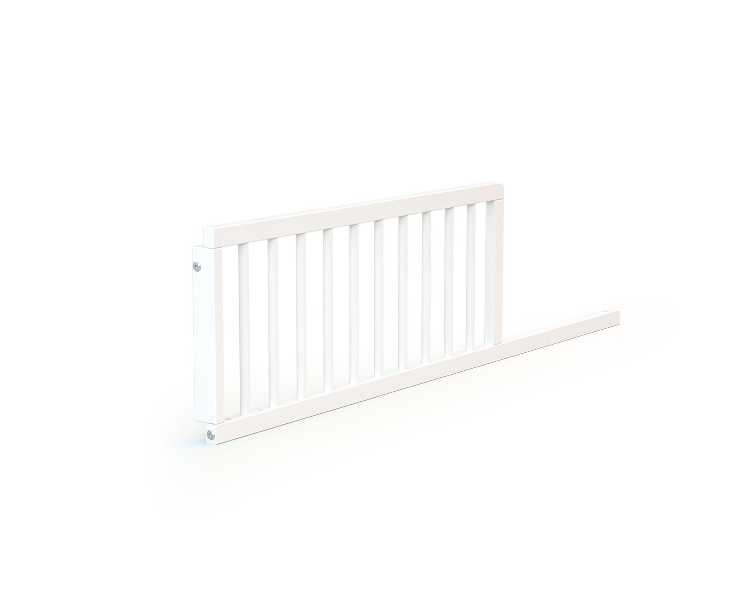 AT4 -  Barrière de lit bébé en bois FESTIVE Blanc 120 cm