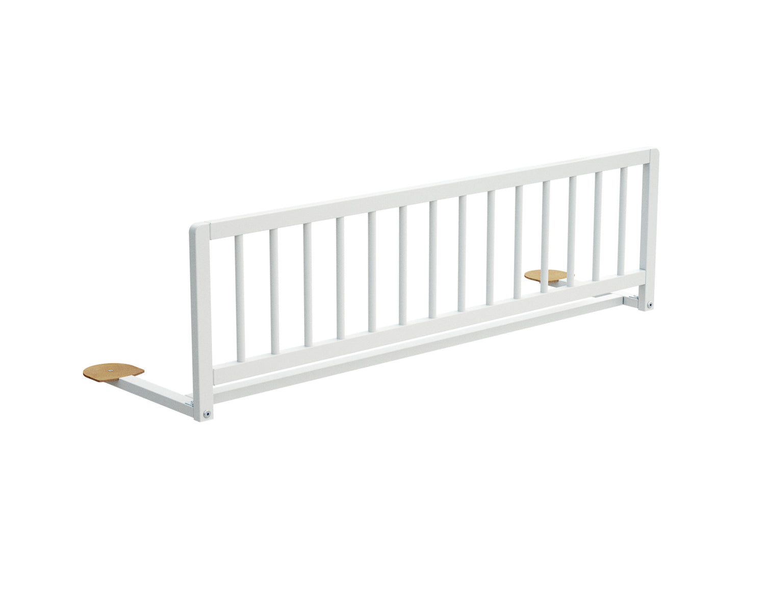 AT4 -  Barrière de lit enfant en bois ESSENTIEL Blanc 117 cm